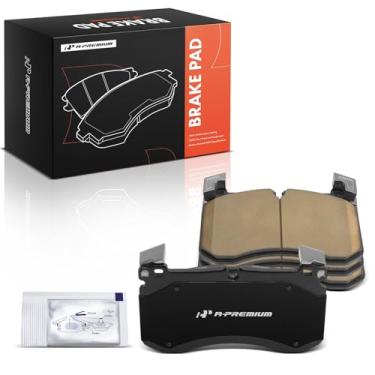 Imagem de A-Premium Conjunto de pastilhas de freio a disco de cerâmica frontal compatível com modelos Mercedes-Benz - W463 Series G63 AMG 2019-2024, 4 peças