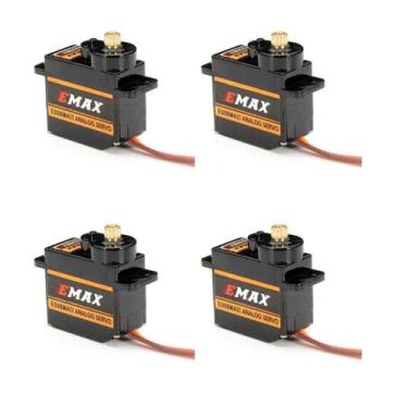 Imagem de ES08MA II 12g Mini Metal Gear Analog Servo Shockproof Stable Machine Compatible for RC Model (4pcs)