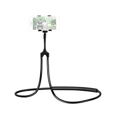 Imagem de Suporte de Pescoço para Celular Flexível Multifuncional Telefone Lazy sem Mãos Compatível com Celulares Universal Vlog Selfie Vídeo Chat Assistir Film