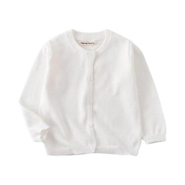 Imagem de Cardigan de Algodão Vermelho Infantil - Estilo Coreano para Meninos e 