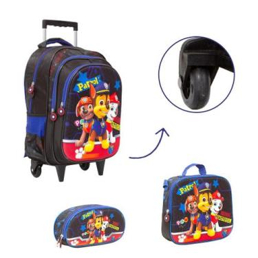 Imagem de Kit Bolsa Menino Patrulha Canina Lancheira Térmica Barata - Toys 2U