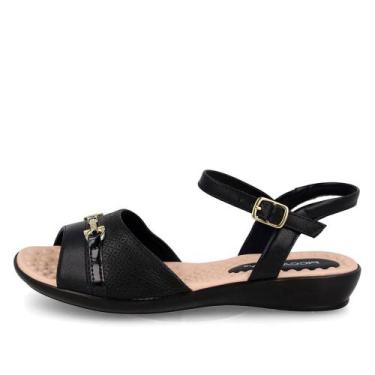 Imagem de Sandalia Piccadilly Camila Soft Pontilhado, 35, Preto