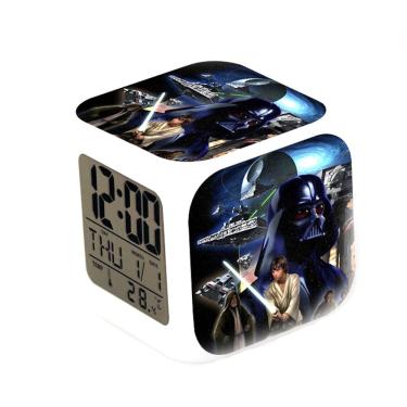 Imagem de Despertador Darth Vader com mudança de LED de 7 cores com termômetro