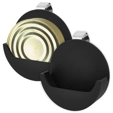 Imagem de ZFLYCANP Pacote com 2 porta-latas, organizador de latas de bolsa, suporte de lata de imersão, plástico de alta resistência, ajuste preciso, coldre compacto e discreto, encaixe em latas padrão, acesso