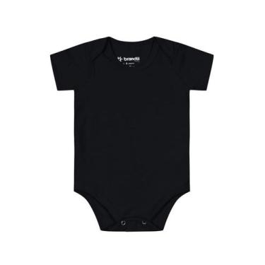 Imagem de Body bebê unissex em cotton Brandili-Preto, Preto, RN