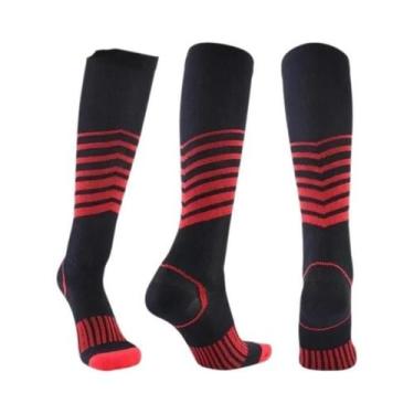 Imagem de Meias De Compressão Para Corrida Masculinas 20-30mmHg Meias Esportivas