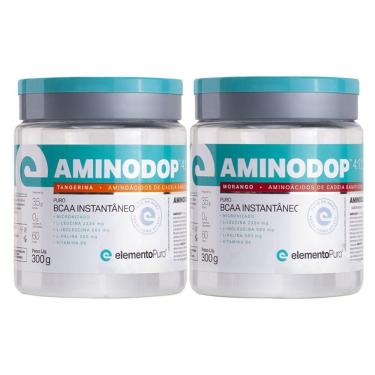 Imagem de Kit 2 Aminodop Bcaa Elemento Puro 300G - Diversos C