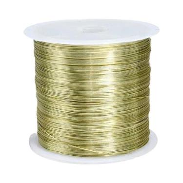 Imagem de Fio Metálico Colorido 100M/Rolo 0.3/0.4mm Para Pulseira Colar DIY Arte