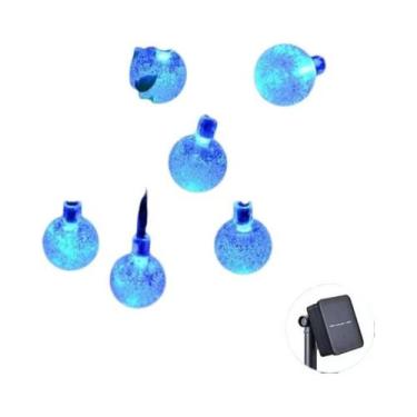 Imagem de Luzes De Cordão Solares 60 LED 8 Modos IP65 Luzes De Fada Em Globo De 