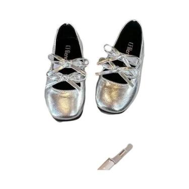 Imagem de Sapatos De Couro Para Meninas 2024, Estilo Princesa De Outono, Solado 