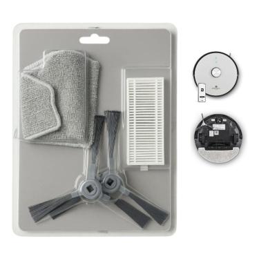 Imagem de Kit Peças Reposição Robô Aspirador AMG-R3 – Escovas Laterais + Filtro HEPA + Pano Mop Microfibra