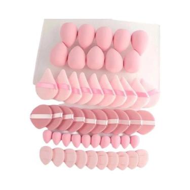 Imagem de 50 Unidades De Esponjas De Maquiagem, Puff De Beleza Para Corretivo E 