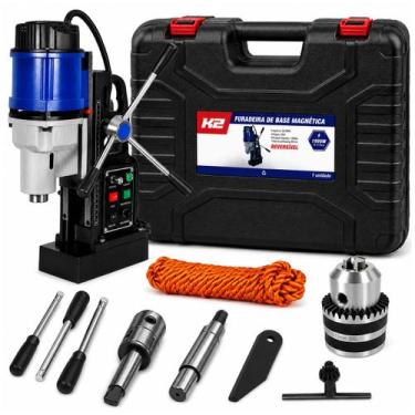 Imagem de Furadeira de Bancada Base Magnética 50mm Reversível 1900W - 220V - 60H