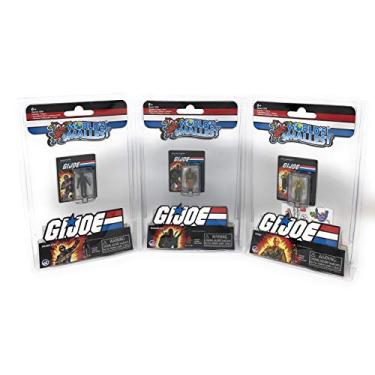 Imagem de Worlds Smallest - Primeiro Sargento Duke, RoadBlock e Snake Eyes - Mini Bonecos de Ação GI Joe - 3 cm de altura