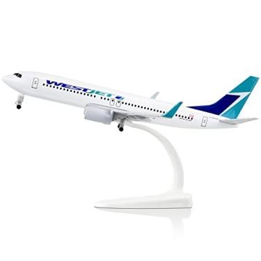 Imagem de Lose Fun Park 1/300 Diecast Airplanes Model American Westjet Boeing 737 Model Airplane for Collections & Gifts (Westjet 737)