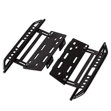 Imagem de INJORA RC Car Pedals RC Side Board 2 pçs RC Steps Plate Rock Sliders para 1:10 RC Crawler Axial SCX10 SCX10 II 90046 (preto)