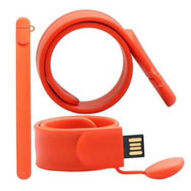 Imagem de Flash Drive em forma de pulseira de 8 GB USB Flash Drive Memory Stick Thum Drive USB Flash Disk U Pen Drive USB Disk Pen Drive USB Flash Memory Storage USB Stick PenDrive (Vermelho)