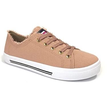 Imagem de Tênis Moleca Casual Feminino, Rosa, 35