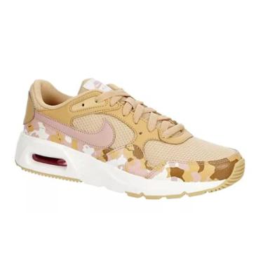 Imagem de Nike T nis feminino Air Max SC Branco/MTLC Platinum (CW4554 100), S samo/vela Oxford rosa, 6