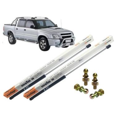 Imagem de Kit 2 Amortecedor Capô S10 e Blazer 2000 a 2011 Com Pinos Parafusos e 