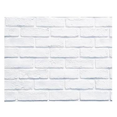 Imagem de Painéis de parede 3D, parede de tijolos artificiais, azulejos de parede de tijolos falsos, revestimento de parede com efeito de tijolo FRP para restauração e cobertura de paredes internas e externas