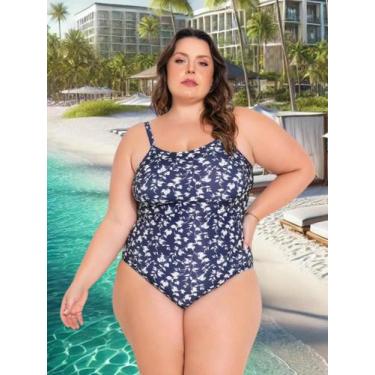 Imagem de Maio Praia E Piscina Feminino Plus Size Com Alças Finas - Marguerite, 