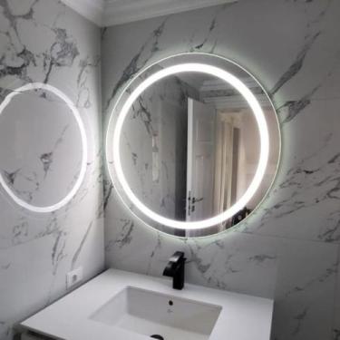 Imagem de Espelhos Redondo 50 cm de diâmetro, com  Led Neutro  - Espelhos Prime,