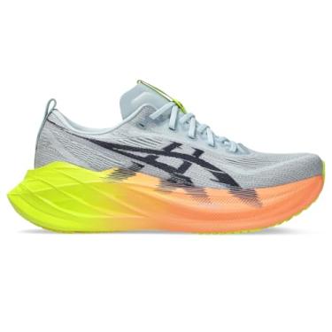 Imagem de Asics Tênis unissex adulto Superblast 2 Paris, Cinza claro/amarelo seguro, 5 Wide Women/3.5 Men