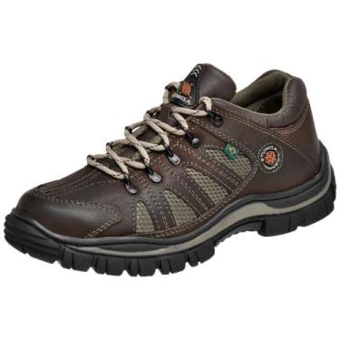 Imagem de Tenis Aventure Em Couro Legítimo Azimute - 943 - Caqui, 46