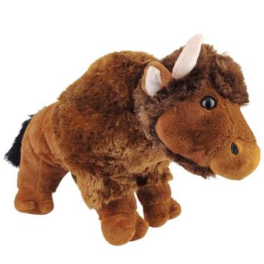 Imagem de Búfalo Bisão Bicho de Pelúcia Realista Touro Boi Fazendinha - Fizzy