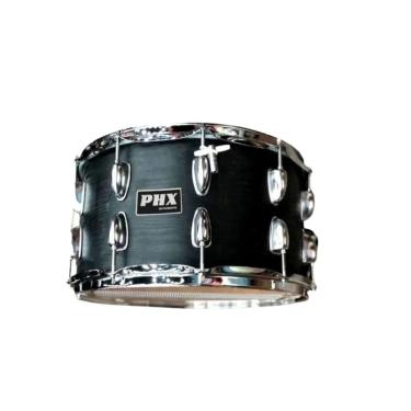 Imagem de Caixa Bateria Phx Music 14X8 Madeira Cromado Pele Cristal
