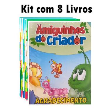 Imagem de Kit com 8 livrinhos bíblicos - Amiguinhos do Criador