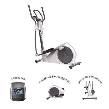 Imagem de Elíptico Kikos 9200 Eletromagnético Display Lcd 5 Funções Bivolt