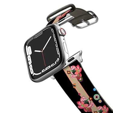 Imagem de CASETiFY Pulseira essencial para Apple Watch (38/40/41 mm) - Pulseira de relógio de maçã preta da Sue TSAI - Prata fosca Re