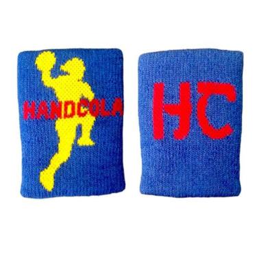 Imagem de Munhequeira HandCola 8 cm (par), Azul