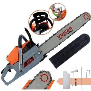 Imagem de Motor Serra Profissional 4hp 62cc Vulcan Trent Vs620 De 20, Laranja