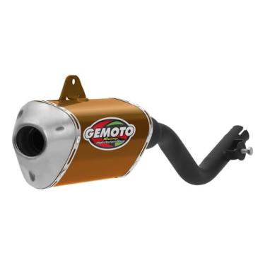 Imagem de Ponteira Esportiva Nxr Bros 160 E Xre 190 2015 Á 2025 (Dourado)