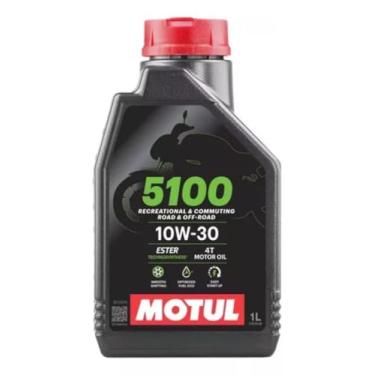 Imagem de Óleo Motul 5100 4T (Semi-sintético) 10W30 1L