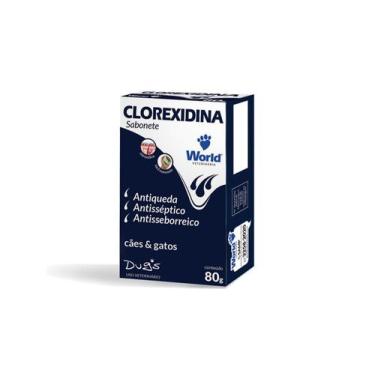 Imagem de Sabonete Clorexidina P/cães E Gatos World Dug's 80g