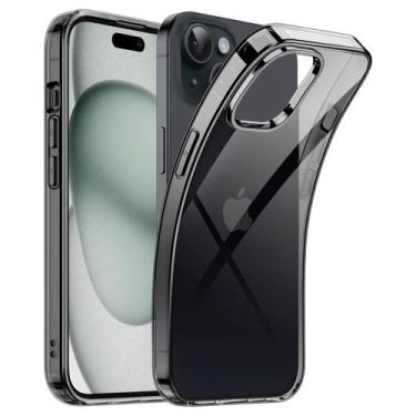 Imagem de Capa Capinha Transparente Fina Para iPhone 15 Plus Pro Max - Danet, Pr