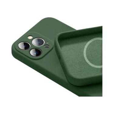 Imagem de Capa Magnética De Silicone Para iPhone 15 14 13 pro Max Mini plus XR X