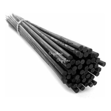 Imagem de Kit 50 Estacas Tutor De Plantas Haste Pintada Bambu 50cm - Orquiflora