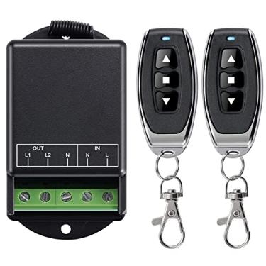 Imagem de BOLS Interruptor De Controle Remoto Sem Fio Duplo Bols, Radiofrequência Relé 90V-220V/10A, Instrumentos Domésticos, Bomba D'Água, Iluminação, Portas Garagem E Equipamentos Elétricos, 328 Pés Distânc