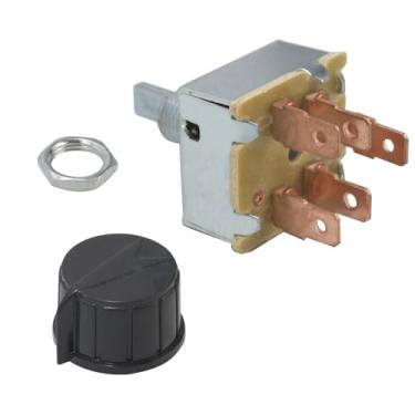 Imagem de Manioiity Interruptor de ventilador AC 5 pinos leve 00091-31511 antideformação estável universal compatível com Four Seasons 35702 substituição para Red Dot 71R1150 RD3646