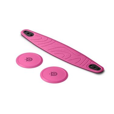 Imagem de SteelSeries Nova Booster Pack -Gaming Headset Accessory - Nylon Headband - Customize with Unique Speaker Plates - Bright Pink