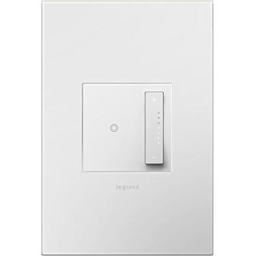 Imagem de adorne Interruptor Dimmer Tru-Universal, 450 W (Led, Incandescente, Halogênio, Mlv, Fluorescente, Elv, Cfl), Softap, Acabamento Branco, Placa De Parede Inclusa, Adtp703Tuw4Wp