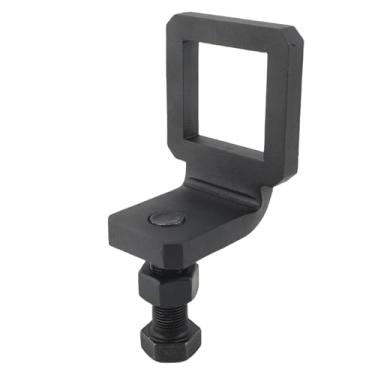 Imagem de Fockety Grampo tensor de engate antivibração, grampo de engate antivibração para serviço pesado, estabilizador de engate para receptores de engates de 2 pol (Preto fosco)