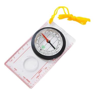 Imagem de Bússola Lupa E Régua Nautika Mapa Camping Montanha Trilha