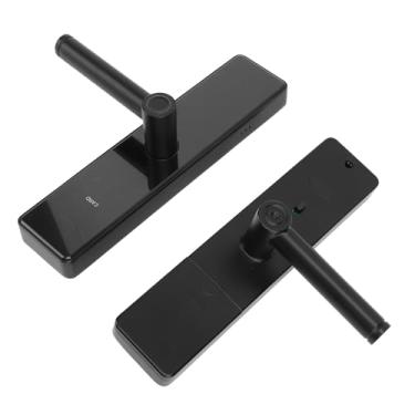Imagem de Hyuduo Fechadura Inteligente de Entrada de Porta, Modo Aberto Constante, Fechadura Digital Com Senha de Impressão Digital Com Controle Remoto, Inteligente de Liga de Alumínio para Portas de Madeira,