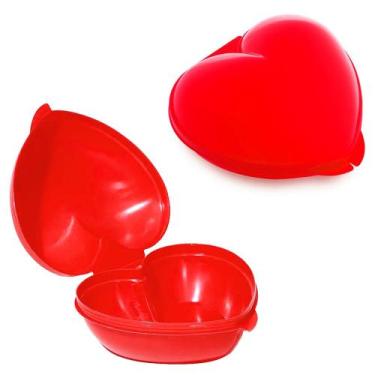 Imagem de Kit 2 Porta Mix de Coração Pote de Lembrança p/ Festa Infantil - Plasú